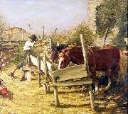 Henry Herbert La Thangue The Appian Way oil painting artist